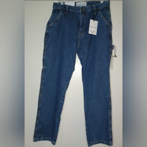Paper Denim & Cloth Straight Fit Jeans - Deep Blue - Picture 1 of 14